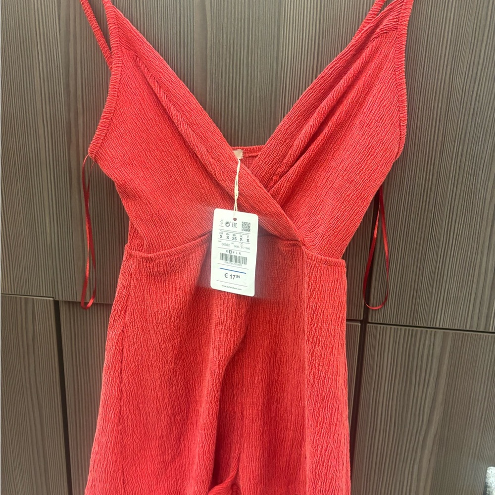 Pull&Bear Red Women's playsuit